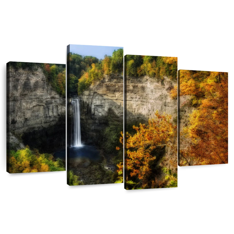 Alvord Taughannock Waterfall, 48" H x 75" W