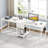 Jenacia Metal Base Computer Desk-503899558