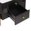 Table de chevet moderne avec 2 tiroirs de rangement (table de chevet incluse seulement)-513459262