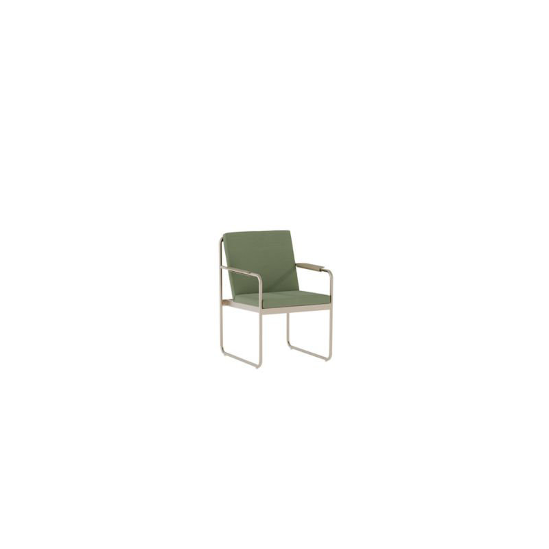 Mirage Outdoor Dining Armchair, Beige/Brown
