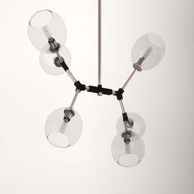 Rhythm 6 - Light Metal Dimmable Sputnik Chandelier