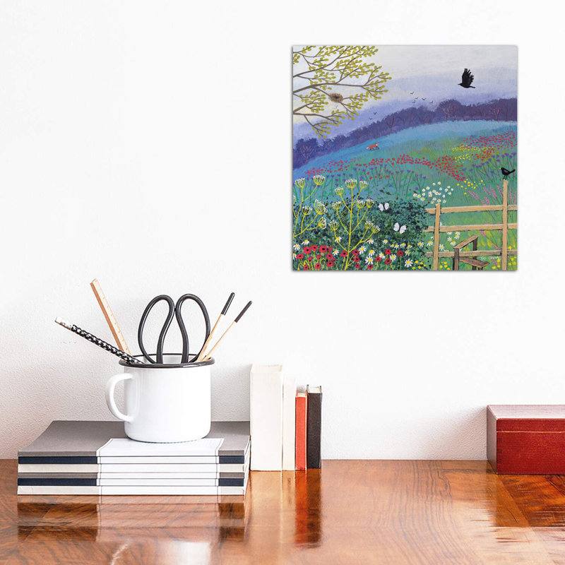 Over the Stile 1 Piece Wrapped Canvas Painting, 30.48 cm H x 30.48 cm W