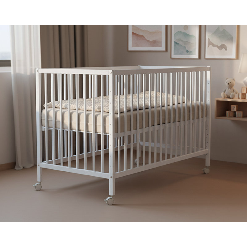Cot Bed, White