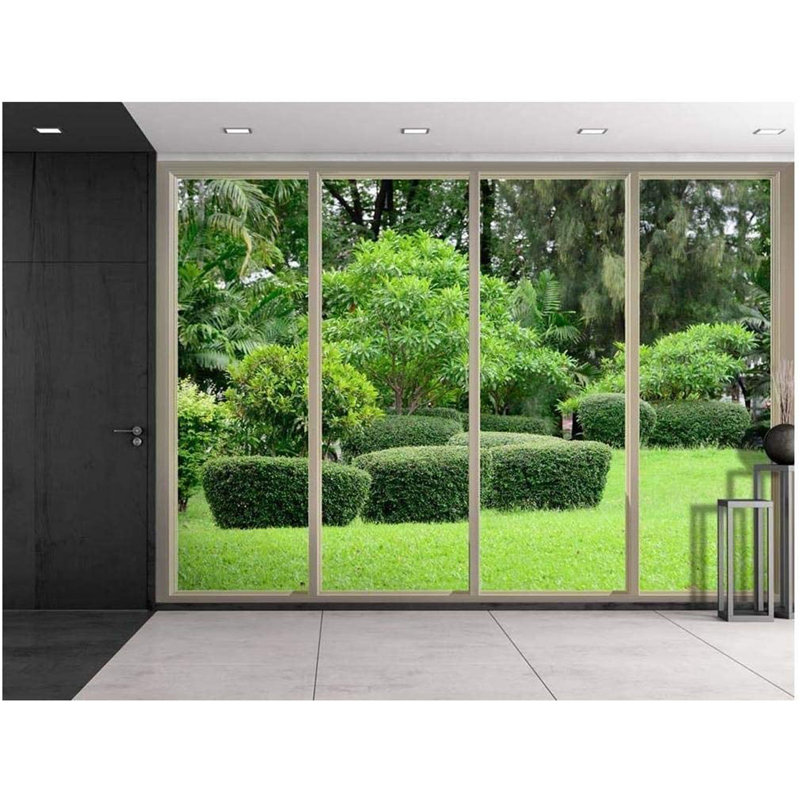 View Through Sliding Doors Peel & Stick Border, 100" L x 144" W