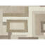 Hand Knotted Geometric Area Rug in Cream/Brown-16485583