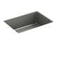 Verticyl 17" Rectangular Under-Mount Bathroom Sink with Overflow Drain
