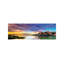 Willow Lake Spring Sunset 1 Piece Panoramic Wall Art on Canvas-1997156911-1895115552