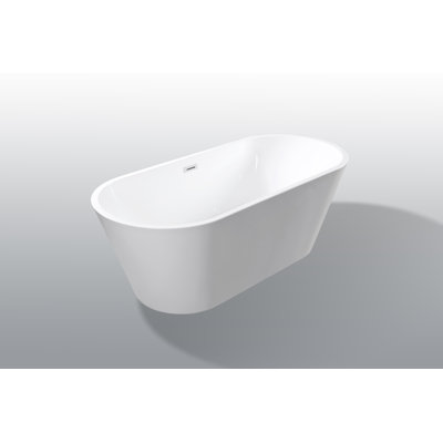 67'' x 30'' Freestanding Soaking Acrylic Bathtub