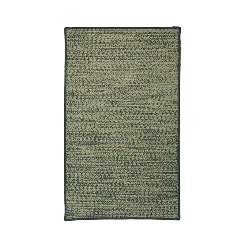 Tapis intérieur / extérieur en polypropylène tressé à rayures Rectangle Brunetta, Rectangle de 5 pi x 8 pi