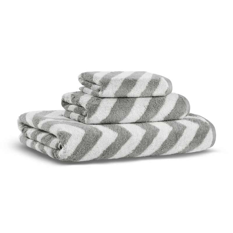 Chevron Yarn Dyed Hand Towel 16"x28"