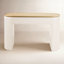 Oskar Lift Top Console Table In Barley