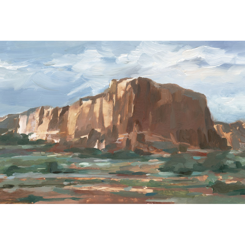 Western Rock Formation I by Ethan Harper - Wrapped Canvas Print, 30cm H x 46cm W x 3.8cm D