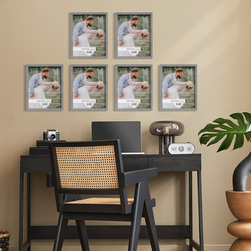 Gray Wood Picture Frame - Set of 6, 11" x 14"