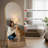  56"x21"Full Length Mirror,Arched Floor Mirrors with Aluminum Alloy Frame,Wall Mountable Tempered Glass Full Body Mirror for Wall Entryway Door Bedroom Bathroom Living Room,Gold-25005852-25005853