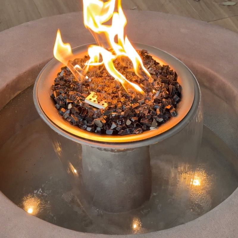 Aquaflame European Ledge Water and Fire Pit