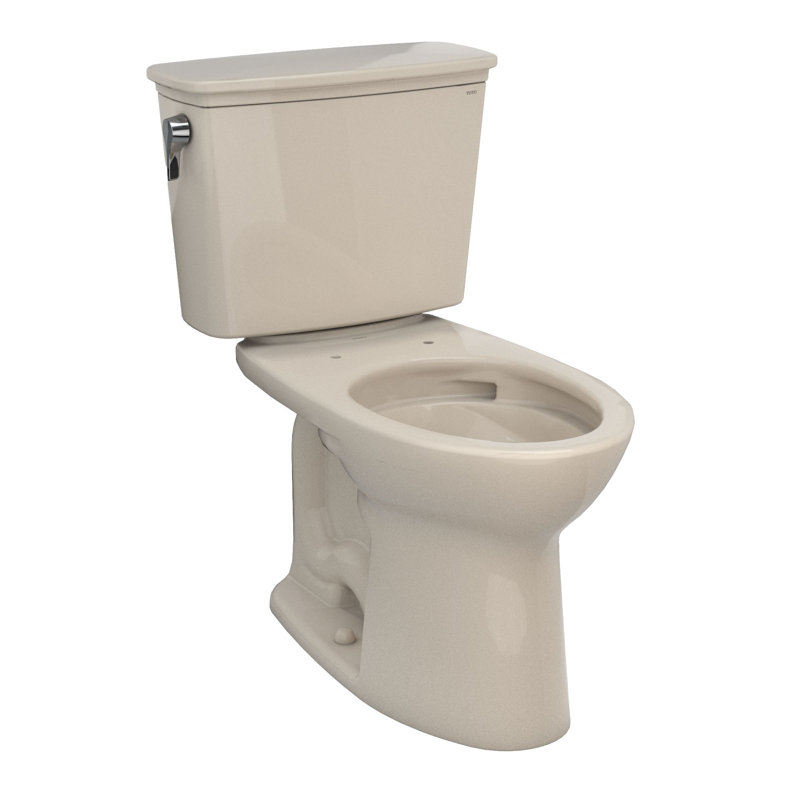 Toilette allongée deux pièces TOTO® Drake® Transitional, Os, 12"