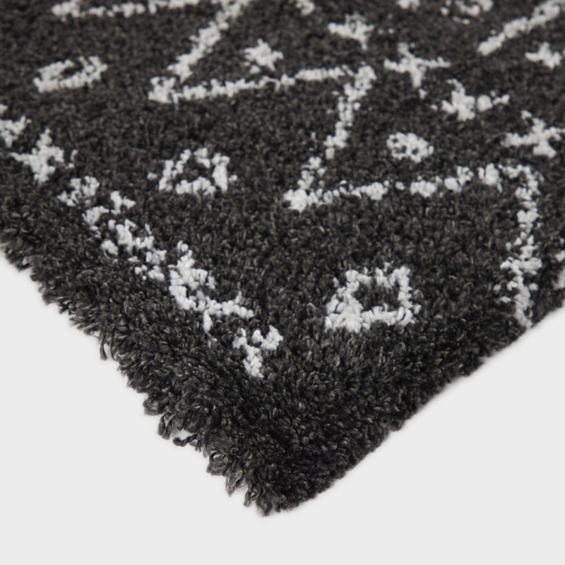Tapis marocain à poils longs Addison, Rectangle 5 pi 3 po x 7 pi