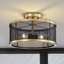 Plafonnier semi-encastré 2 lumières 12,2 po