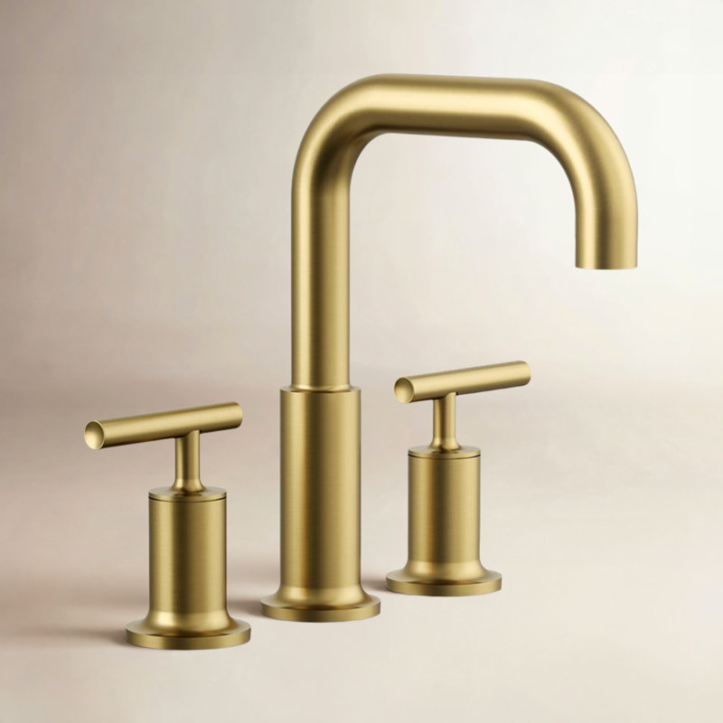 Ensemble de robinetterie Purist pour deux robinets de baignoire Ã  montage sur plan, pour robinet Ã  haut dÃ©bit avec poignÃ©es Ã  levier (robinet non inclus)