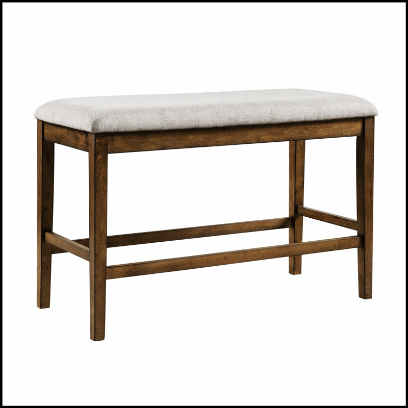 Banc 26 x 39 x 17, banc à hauteur de comptoir en bois