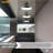 1 - Light LED Drum Pendant