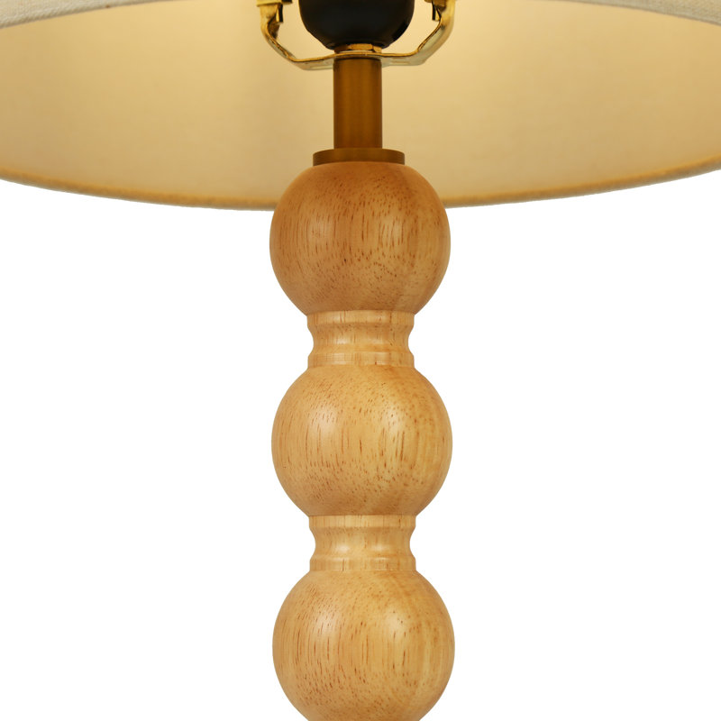 Lampe de table de campagne moderne à 1 lumière à intensité variable 21,7 po