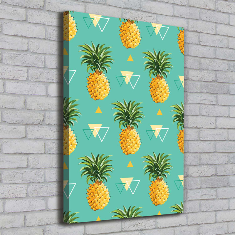 Pineapples - Wrapped Canvas Print