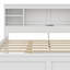 Lit plateforme avec tête de lit avec rangement, USB, lit gigogne et 3 tiroirs-2124545129-2124545128