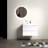 30" White Sink Bathroom Vanity - , Modern Mounted Design, Extra Storage Space, Silent , Elegant No With White, Fashionable, Expanded Storage, Quiet Drawer Function, Wall Mount-400438148-400438149