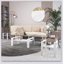 Set Of 2, Modern Tempered Glass Tea Table Coffee Table End Table, Perfect For Stylish And Functional Living Room Decor