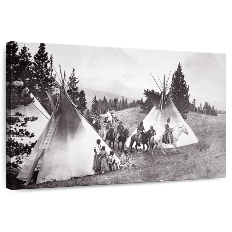 Tipi amérindien Camp Montana, H 20 po x l 30 po