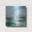Art mural luxueux «Hills On The Water» par Lesley Birch, 12 po x 12 po-1745514049