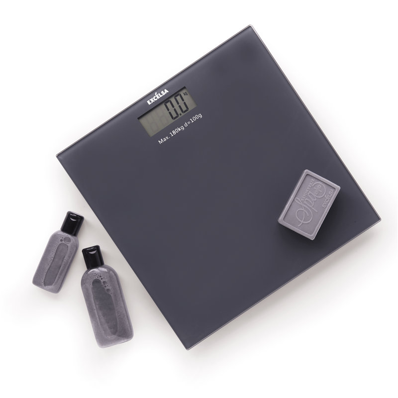 Excelsa Spa Digital Bathroom Scale, Grey