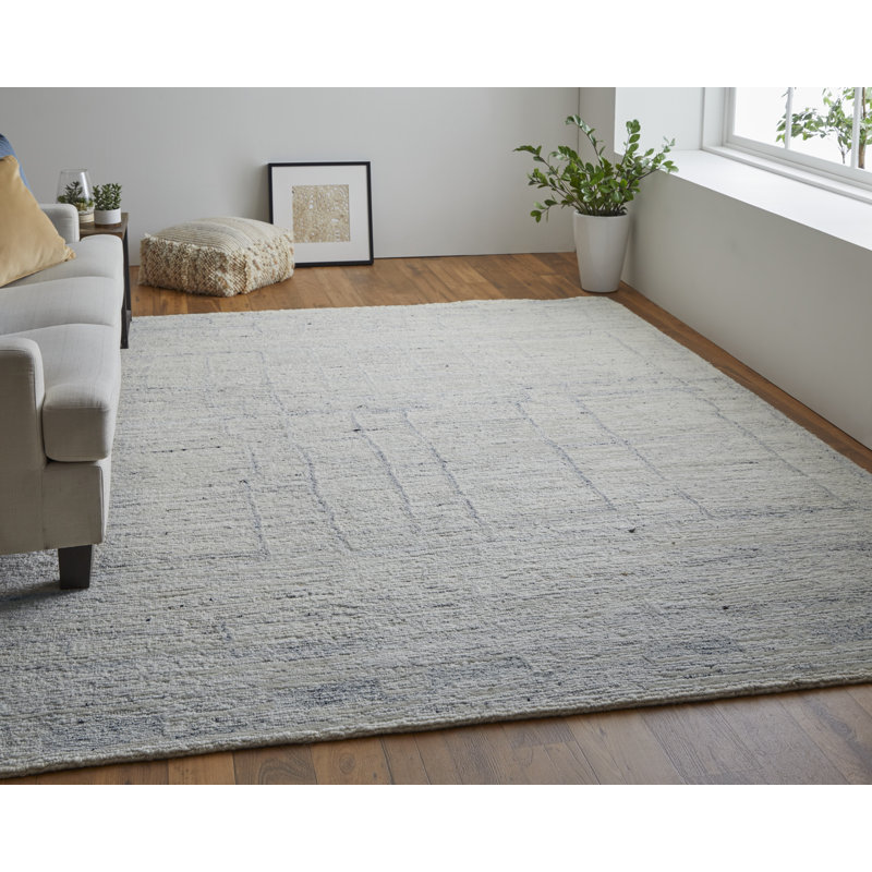 Rectangle Conor Wool Area Rug, Rectangle 8'6" x 11'6"