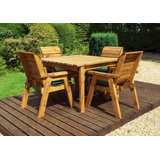 Felder 4 Seater Dining Set with Cushions