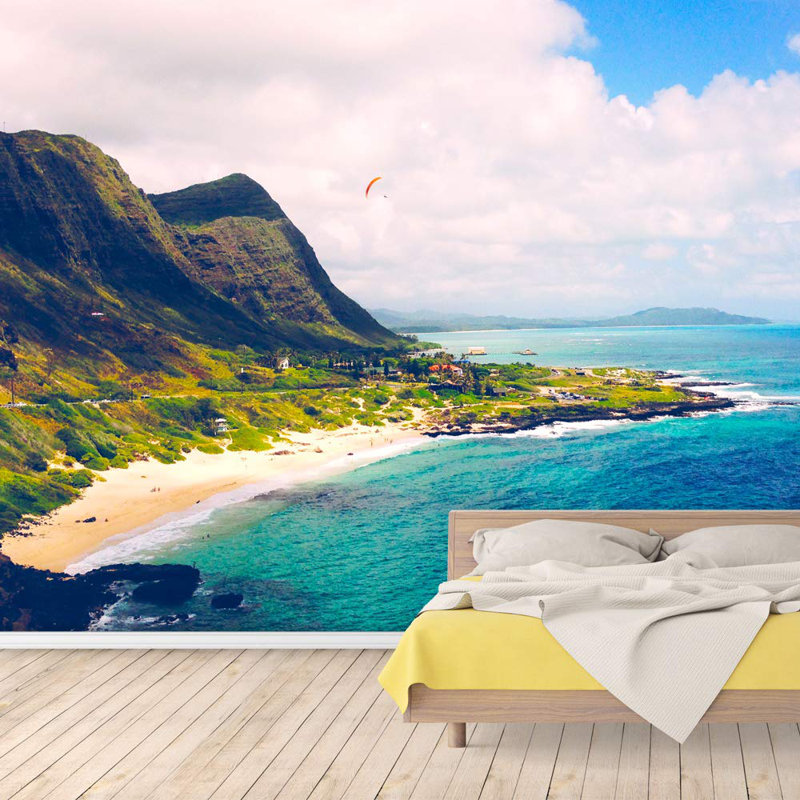 Coastal Beachy Peel & Stick Border, 100" L x 144" W