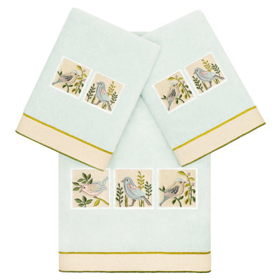 Ensemble de serviettes 3 pièces en coton turc