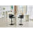 Ergonomic Adjustable Swivel Bar Stool With High-Back Support