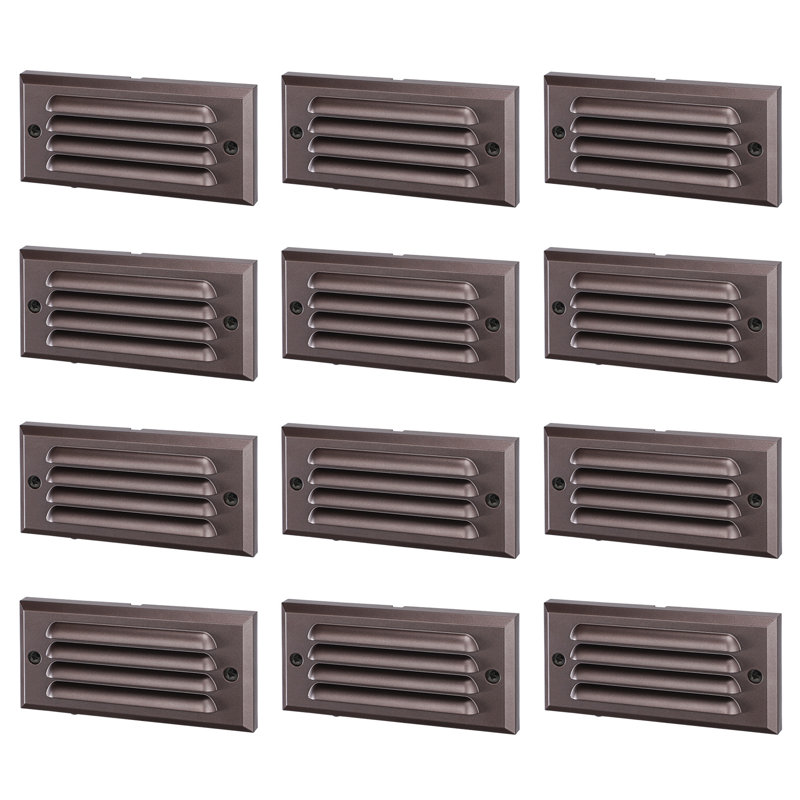 Éclairage pour marches à DEL 5 Volts 5W à basse tension 5W, éclairage horizontal pour terrasse, bronze huilé