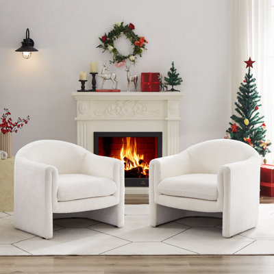 Divaraj Upholstered Barrel Chair
