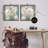 White Iris Flower 2 PC Framed Floater Canvas Set by Nan-113150467-113150466