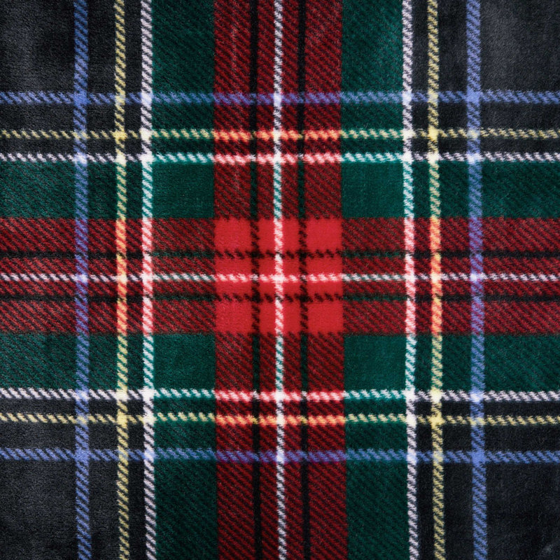 Jeté réversible Tartan Tommy Hilfiger, Bleu tartan Devon