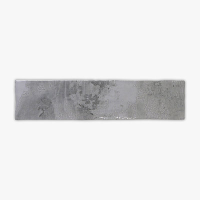 Fabrica Grey Glossy 3x12 Ceramic Wall Tile