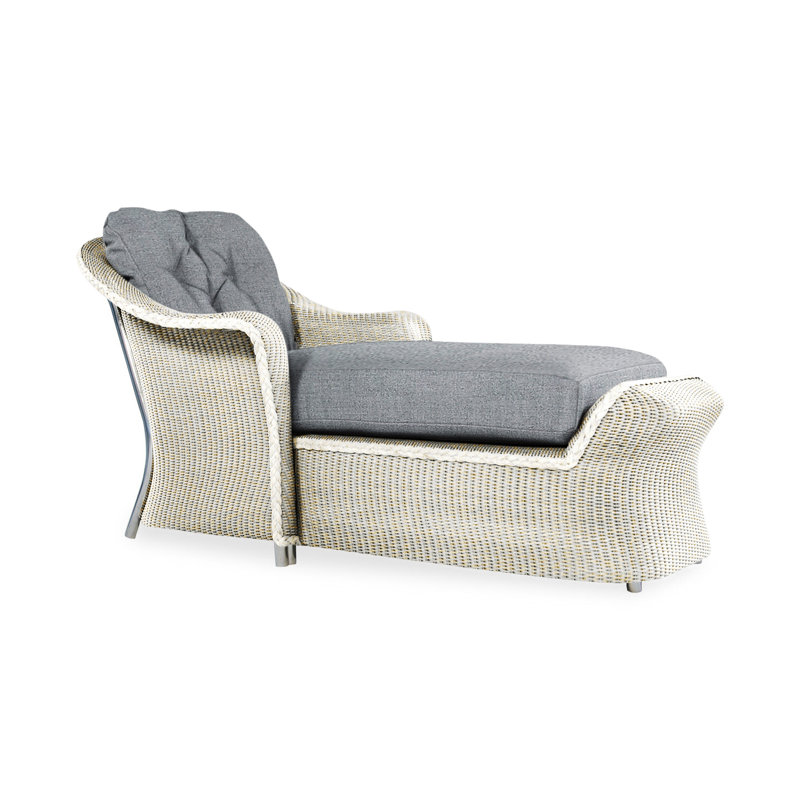 Reflections Outdoor Chaise Lounge, Sailcloth Salt, Mink