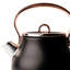 Haden Heritage Stainless Steel Electric Tea Kettle With Toaster, Black/Copper