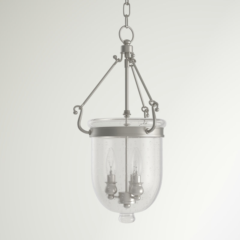Husman 3 - Light Pendant, 20" H x 10" W x 10" D, Brushed Nickel