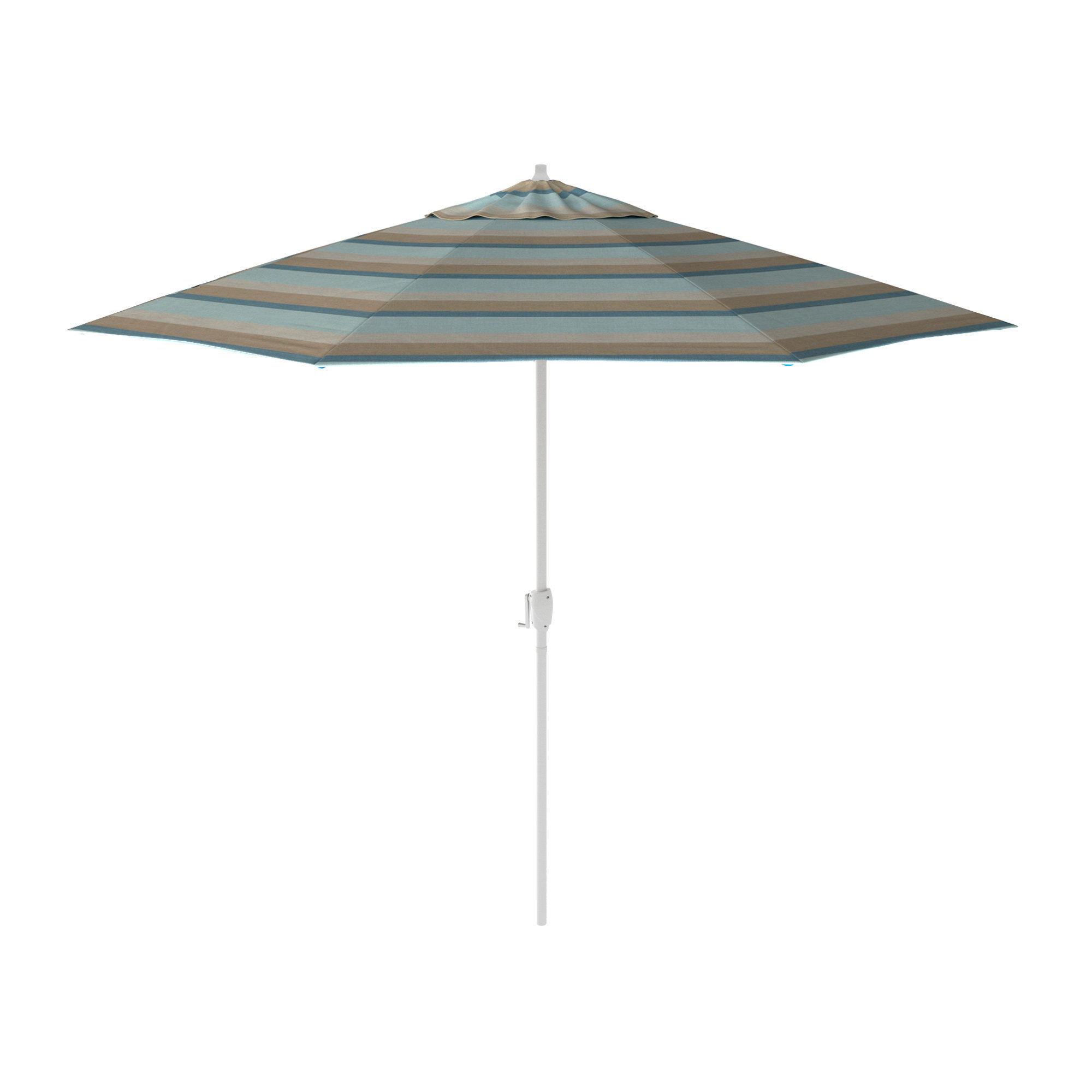 Kenne Sunbrella® Outdoor Umbrella, 108" W x 108" D, Gateway Mist Sunbrella®
