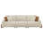 125'' Upholstered Modern Modular Sofa With Wood Legs-117792084