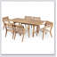 Table de salle à manger d'extérieur extensible en bois d'acacia avec plateau à lattes résistant aux intempéries pour des réceptions polyvalentes sur la terrasse.