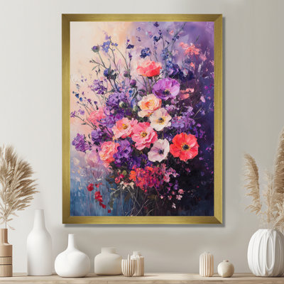 Sarita - art mural floral
